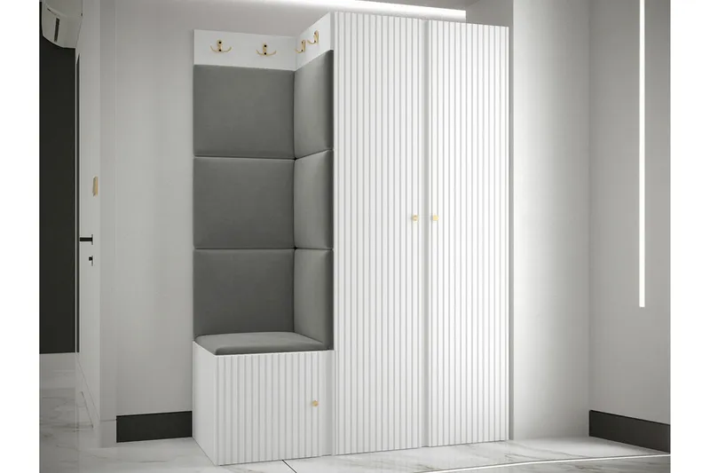 Dunvegan Highboard White - Förvaring - Skåp - Förvaringsskåp