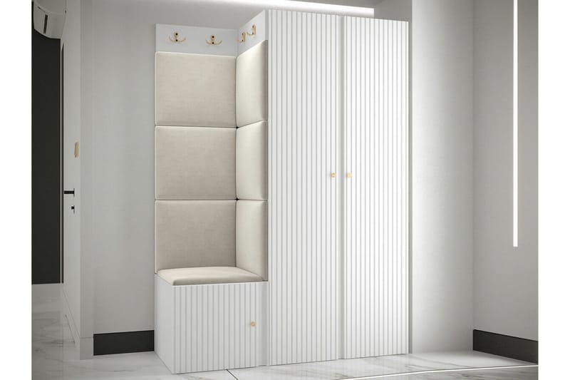 Dunvegan Highboard White - Förvaring - Skåp - Förvaringsskåp