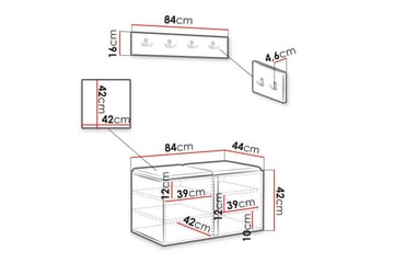 Dunvegan Highboard White - Förvaring - Skåp - Förvaringsskåp
