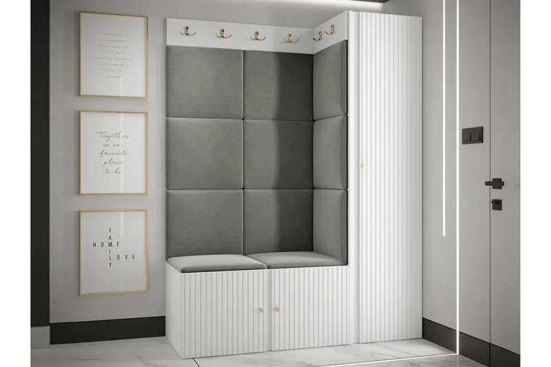 Dunvegan Highboard White - Förvaring - Skåp - Förvaringsskåp