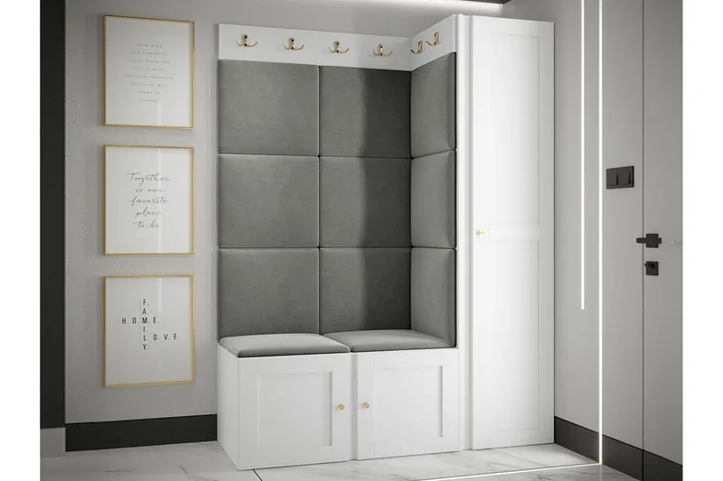 Dunvegan Highboard White - Förvaring - Skåp - Förvaringsskåp