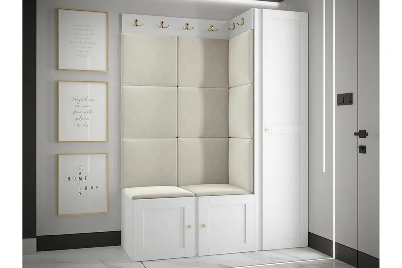 Dunvegan Highboard White - Förvaring - Skåp - Förvaringsskåp