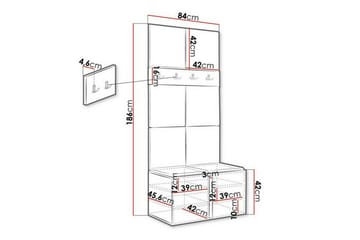 Dunvegan Highboard White - Förvaring - Skåp - Förvaringsskåp