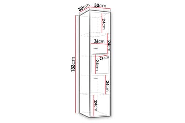 Ekomi Badrumsskåp - Vit - Förvaring - Skåp - Förvaringsskåp