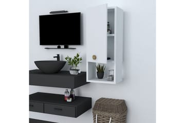 Estephen Badrumsskåp 71 cm - Vit - Förvaring - Badrumsförvaring - Badrumsskåp