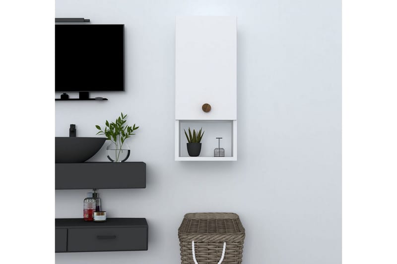 Estephen Badrumsskåp 71 cm - Vit - Förvaring - Badrumsförvaring - Badrumsskåp