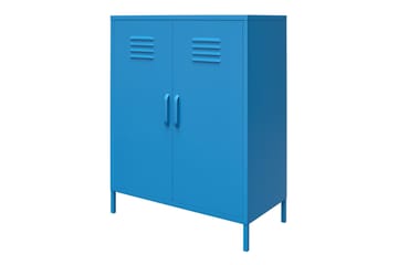 Förvaringsskåp Cache 80x40 cm 2 Dörrar Blå - Novogratz - Förvaring - Skåp - Förvaringsskåp