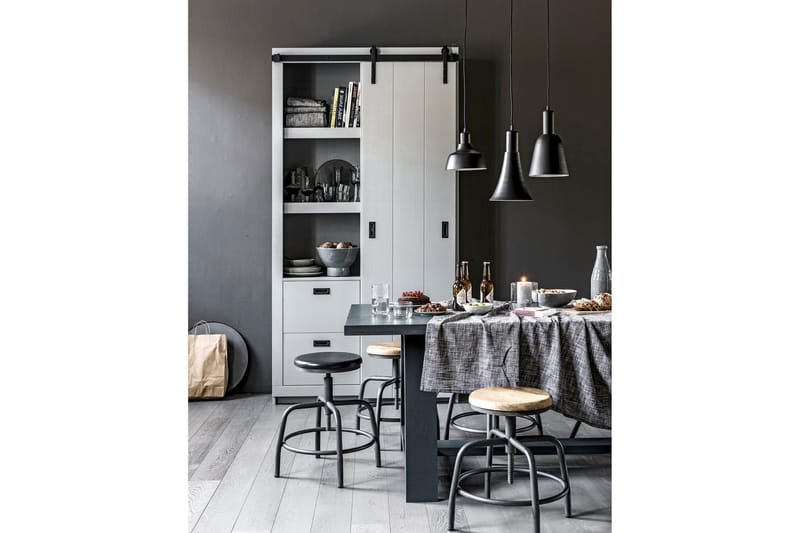 Förvaringsskåp Celiette 122 cm - Betonggrå - Förvaring - Skåp - Förvaringsskåp