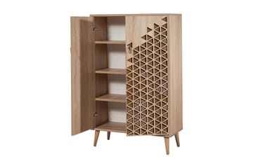 Förvaringsskåp Gillberga 80 cm - Brun/Ek/Beige - Förvaring - Skåp - Förvaringsskåp