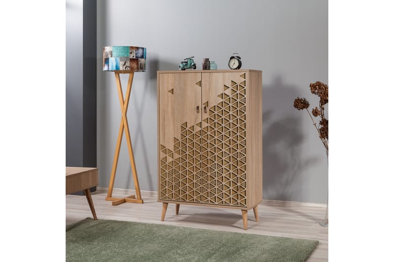 Förvaringsskåp Gillberga 80 cm - Ek/Brun - Förvaring - Skåp - Förvaringsskåp