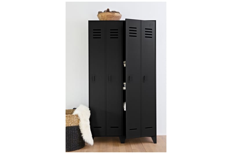 Förvaringsskåp Irnerius 40x103 cm - Svart - Förvaring - Skåp - Förvaringsskåp