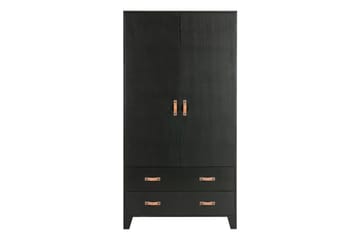 Förvaringsskåp Shirrell 98x190 cm - Svart - Förvaring - Skåp - Förvaringsskåp