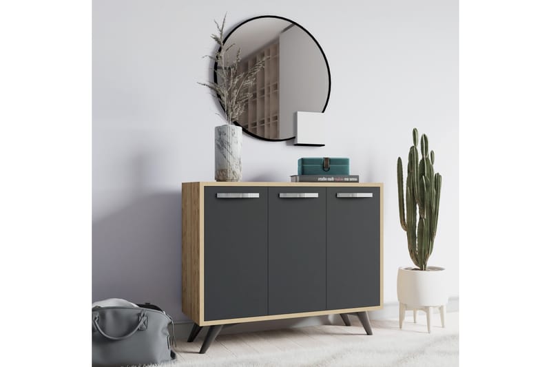 Förvaringsskåp Urgby 100x82 cm - Brun - Förvaring - Skåp - Förvaringsskåp