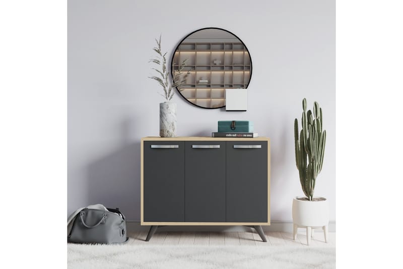 Förvaringsskåp Urgby 100x82 cm - Brun - Förvaring - Skåp - Förvaringsskåp