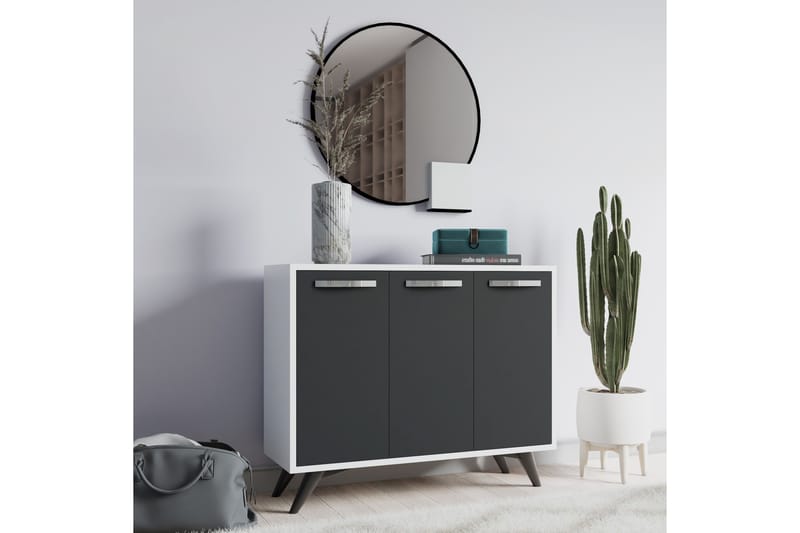 Förvaringsskåp Urgby 100x82 cm - Vit - Förvaring - Skåp - Förvaringsskåp