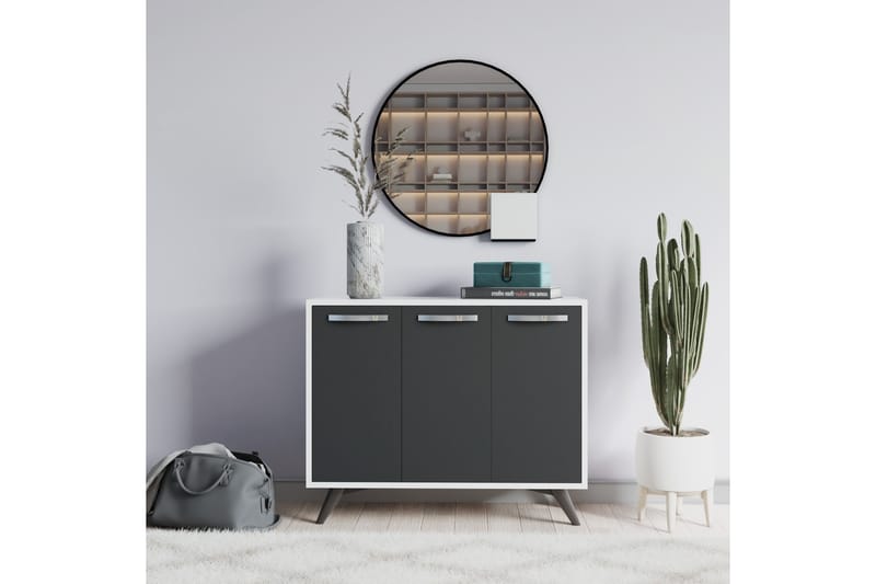 Förvaringsskåp Urgby 100x82 cm - Vit - Förvaring - Skåp - Förvaringsskåp