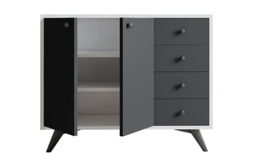 Förvaringsskåp Urgby 100x82 cm - Vit - Förvaring - Skåp - Förvaringsskåp