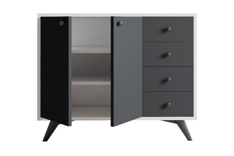 Förvaringsskåp Urgby 100x82 cm - Vit - Förvaring - Skåp - Förvaringsskåp