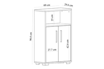 Förvaringsskåp Urgby 60x96,6 cm - Blå - Förvaring - Skåp - Förvaringsskåp