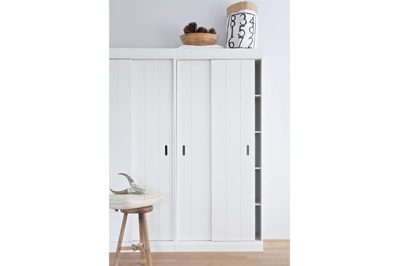 Förvaringsskåp Venkata 195 cm - Vit Tall - Förvaring - Skåp - Förvaringsskåp