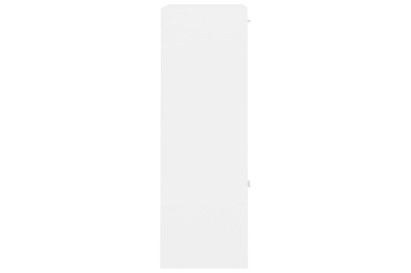 Förvaringsskåp vit 60x29,5x90 cm spånskiva - Vit - Förvaringsskåp