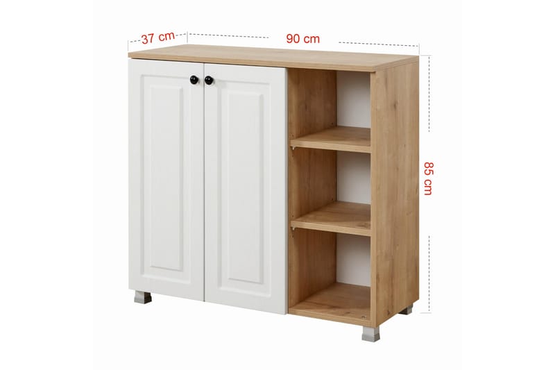 Förvaringsskåp Zakkum 90x85 cm - Blå - Förvaring - Skåp - Förvaringsskåp