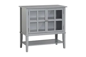 Franklin Förvaringsskåp 80x40 cm Grå - Dorel Home - Förvaring - Skåp - Förvaringsskåp