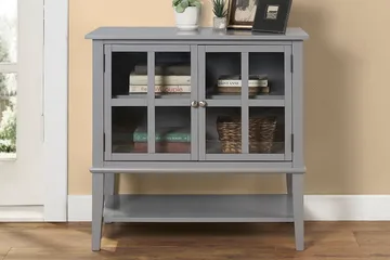 Franklin Förvaringsskåp 80x40 cm Grå - Dorel Home - Förvaring - Skåp - Förvaringsskåp