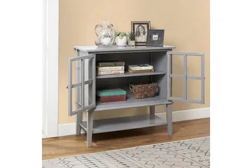 Franklin Förvaringsskåp 80x40 cm Grå - Dorel Home - Förvaring - Skåp - Förvaringsskåp