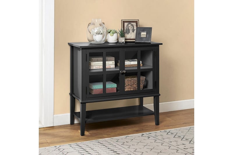 Franklin F örvaringsskåp 80x40 cm Svart - Dorel Home - Förvaring - Skåp - Förvaringsskåp