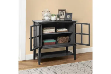 Franklin Förvaringsskåp 80x40 cm Svart - Dorel Home - Förvaring - Skåp - Förvaringsskåp