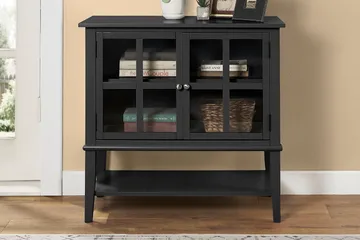 Franklin Förvaringsskåp 80x40 cm Svart - Dorel Home - Förvaring - Skåp - Förvaringsskåp