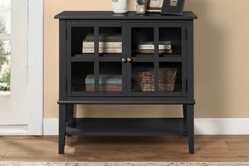 Franklin Förvaringsskåp 80x40 cm Svart - Dorel Home - Förvaring - Skåp - Förvaringsskåp