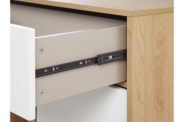 Germenata Skåp 118x40 cm - Ljust Trä/Vit - Förvaring - Skåp - Förvaringsskåp