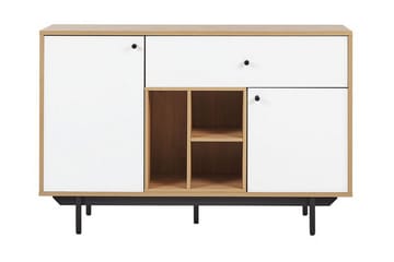 Germenata Skåp 118x40 cm - Ljust Trä/Vit - Förvaring - Skåp - Förvaringsskåp