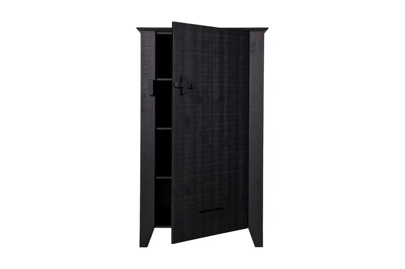 Gijs Förvaringsskåp 85 cm - Svart Tall - Förvaring - Skåp - Förvaringsskåp