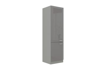 Grey Skåp med dörrar 40x57x210 cm - Grå/Vit - Förvaring - Skåp - Förvaringsskåp