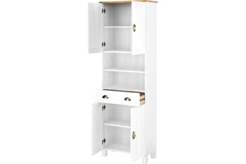 Högskåp Mohaklina - Vit - Förvaring - Skåp - Förvaringsskåp