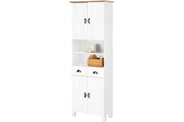 Högskåp Mohaklina - Vit - Förvaring - Skåp - Förvaringsskåp