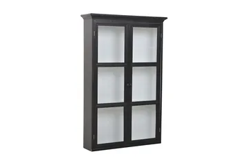 Havin Väggskåp 80 cm - Vit/Svart - Förvaring - Skåp - Förvaringsskåp