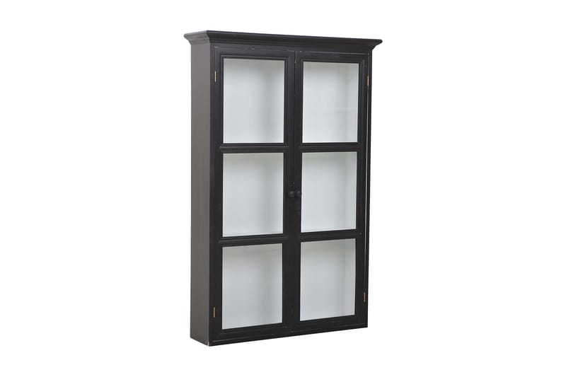 Havin Väggskåp 80 cm - Vit/Svart - Förvaring - Skåp - Förvaringsskåp