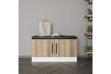 Hew Omklädningsskåp 90x35 cm - Valnöt - Förvaring - Skåp - Förvaringsskåp