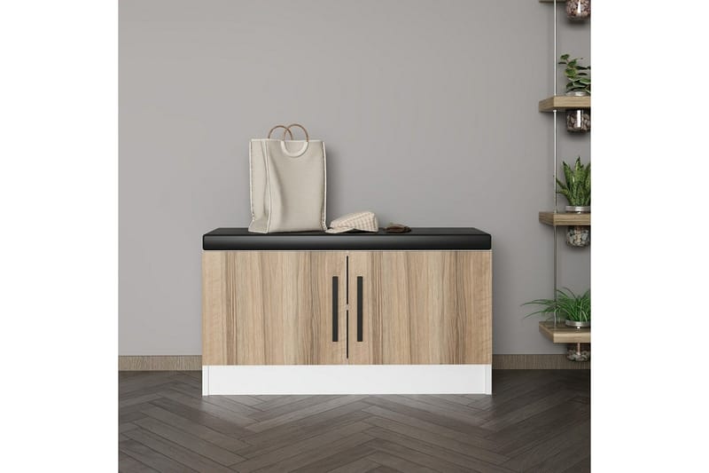 Hew Omklädningsskåp 90x35 cm - Valnöt - Förvaring - Skåp - Förvaringsskåp