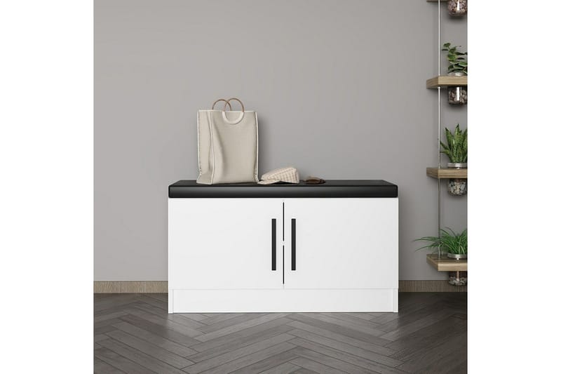 Hew Omklädningsskåp 90x35 cm - Vit - Förvaring - Skåp - Förvaringsskåp