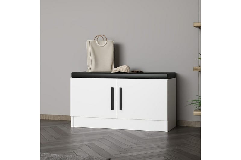 Hew Omklädningsskåp 90x35 cm - Vit - Förvaring - Skåp - Förvaringsskåp