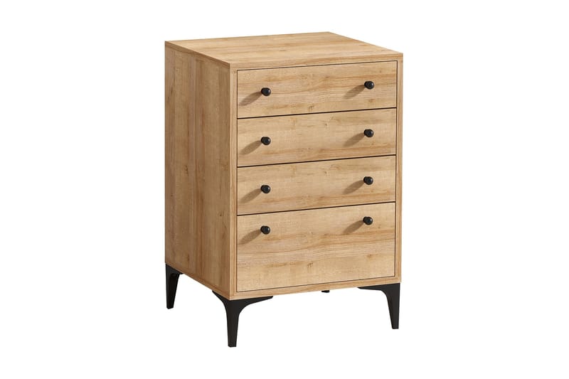 Highboard 40x45 cm - Natur/Svart - Förvaringsskåp