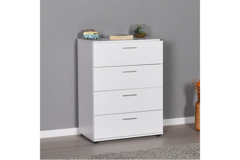 Highboard 73x96 cm - Vit - Förvaringsskåp