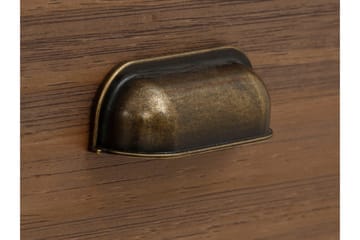 Highboard Aislinn - Vit/Brun - Förvaring - Skåp - Förvaringsskåp