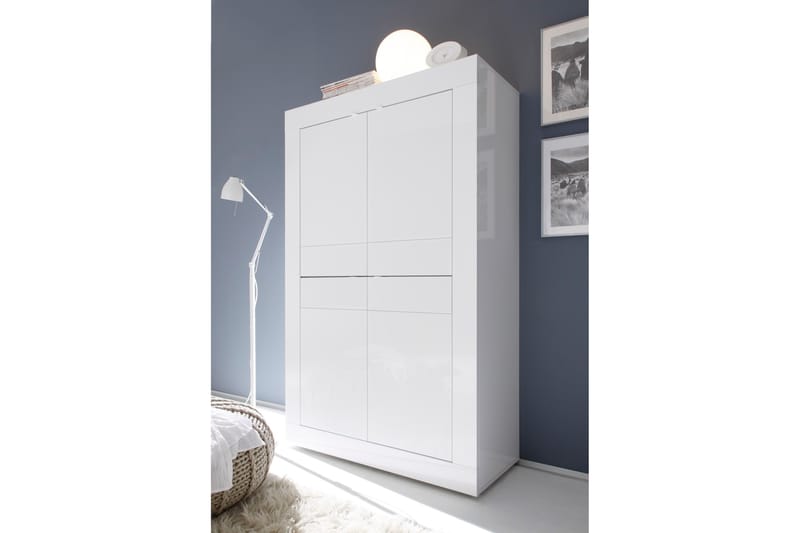 Highboard Astal 102 cm - Vit - Förvaring - Skåp - Förvaringsskåp