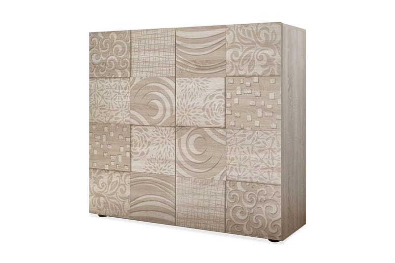 Highboard Bayoner 121 cm - Brun - Förvaring - Skåp - Förvaringsskåp